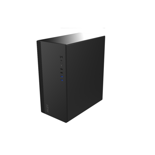 Корпус ПК без блока питания/ Case MSI PRO SHIELD M100P, Midi-Tower, 1x80mm, 2xUSB 3.2, 2xUSB 2.0, mATX, mITX Black