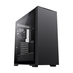 Компьютерный корпус E-ATX, без блока питания/ Gamemax Quest E-ATX case, black, w/o psu, w/1xUSB3.0+2xUSB2.0+1xTYpe-C Gen2, Combo Audio, w/1x12cm Black Fan (FN-12WFBK)