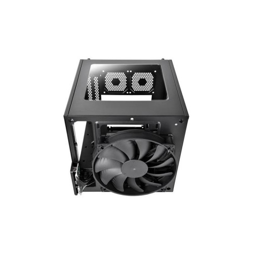 Корпус Thermaltake Core V1 черный miniITX 2x80mm 1x120mm 1x140mm 2xUSB3.0 audio bott PSU [CA-1B8-00S]