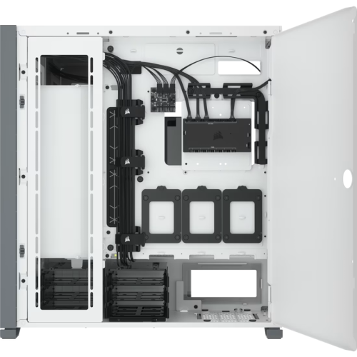 Корпус без блока питания/ Case Corsair iCUE 7000X RGB, Full-Tower, TG, 4x140mm RGB, 4xUSB-A 3.0, 1xUSB 3.2 Type-C, E-ATX, ATX, mATX, mITX White