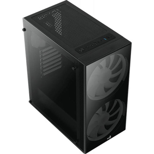 Корпус Aerocool Python-G-BK-v1 черный ATX 5x120mm 2x140mm 2xUSB2.0 1xUSB3.0 audio bott PSU [PYTHON-G-BK-V1]