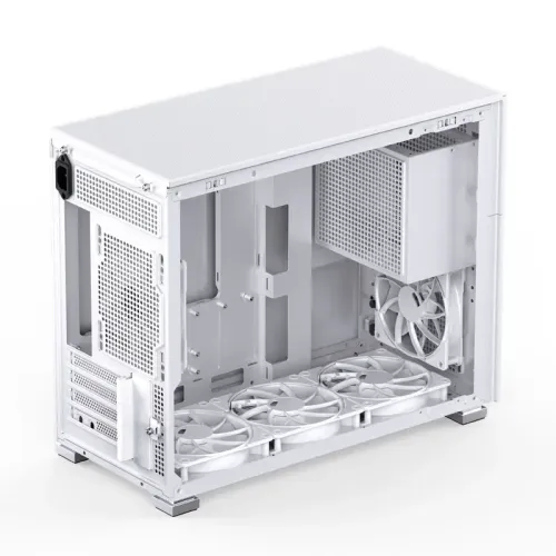Корпус без блока питания/ Case JONSBO D31 MESH SCREEN, Mini-Tower, TG, no fans, 1xUSB-A 3.0 + 1xUSB-C 3.2, mATX, mDTX, mITX White