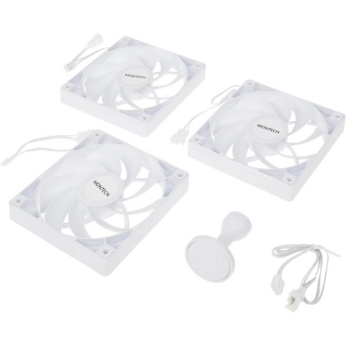 Корпус Montech Heritage PRO (W) белый без БП mATX 5x120mm 2x140mm 2xUSB3.0 audio bott PSU