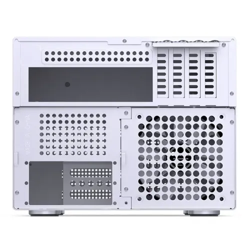 Корпус без блока питания/ Case JONSBO N4, Mini-Tower, 1x120mm, 1xUSB-A 3.0 + 1xUSB-C 3.2, SFX PSU Support, mATX, mITX White
