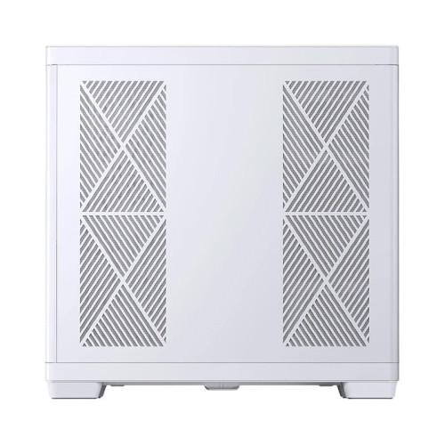Корпус без блока питания/ Case JONSBO TK-4, Midi-Tower, TG, no fan, 2xUSB-A 3.0 + 1xUSB-C 3.2, ATX, mATX, mITX White