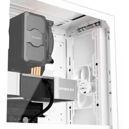 Корпус ПК без блока питания/ Case be quiet! PURE BASE 501 Airflow Window, Midi-Tower, TG, 2x140mm, 2xUSB-A 3.2, 1xUSB 3.2 Type-C, ATX, mATX, mITX White