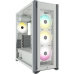 Корпус без блока питания/ Case Corsair iCUE 7000X RGB, Full-Tower, TG, 4x140mm RGB, 4xUSB-A 3.0, 1xUSB 3.2 Type-C, E-ATX, ATX, mATX, mITX White