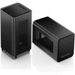 Корпус без блока питания/ Jonsbo V11-4.0 Black, Mini-Tower, 1x140mm, mITX, 1xType-C, 1xUSB3.0, 1xAUDIO, 1xMIC