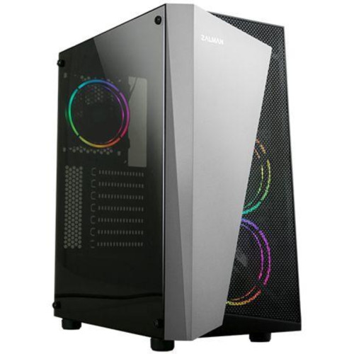 Корпус Zalman S4 Plus черный ATX 7x120mm 2xUSB2.0 1xUSB3.0 audio bott PSU [S4 PLUS BLACK]