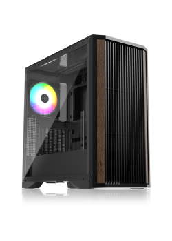 Корпус без блока питания/ Case Raijintek AGOS MAX, Midi-Tower, TG, 1x140mm ARGB, 2xUSB 3.0 + 1xUSB 2.0, E-ATX, ATX, mATX, mITX Black
