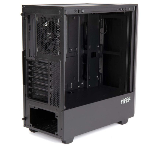 Корпус Hiper PB81 черный ATX 4x120mm 2xUSB2.0 2xUSB3.0 audio bott PSU [PB81]