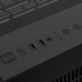 Корпус без блока питания/ HSPD F330, Panoramic Mini-tower, Black, TG, 0.5 SPCC, 3x120mm ARGB mATX, mITX 160/400/200mm 1x2.5