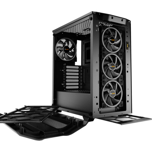 Корпус ПК без блока питания/ Case be quiet! PURE BASE 500 FX, Midi-Tower, TG, 3x120mm + 1x140mm ARGB, 1xUSB-A 3.2, 1xUSB 3.2 Type-C, ATX, mATX, mITX Black