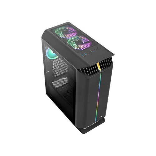 Корпус Aerocool Gladiator Duo-G-BK-v1 черный ATX 5x120mm 2x140mm 2xUSB3.0 audio bott PSU [ACCM-PB27033.11]