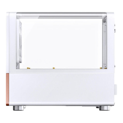 Корпус без блока питания/ Case JONSBO V12, Mini-Tower, TG, 2x120mm, 1xUSB-A 3.0 + 1xUSB-C 3.2, mATX, mITX White