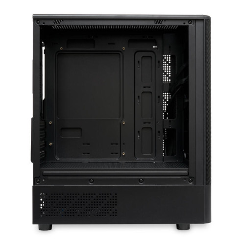 Корпус без блока питания/ Case HSPD M332, Mesh Mini-tower, Black, TG, 0.4 SPCC, no fans, mATX, mITX, 160/285/170mm, 1x2.5