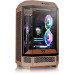 Корпус Thermaltake The Tower 300 Gravel Send коричневый mATX 8x120mm 6x140mm 2xUSB3.0 audio bott PSU [CA-1Y4-00SGWN-00]