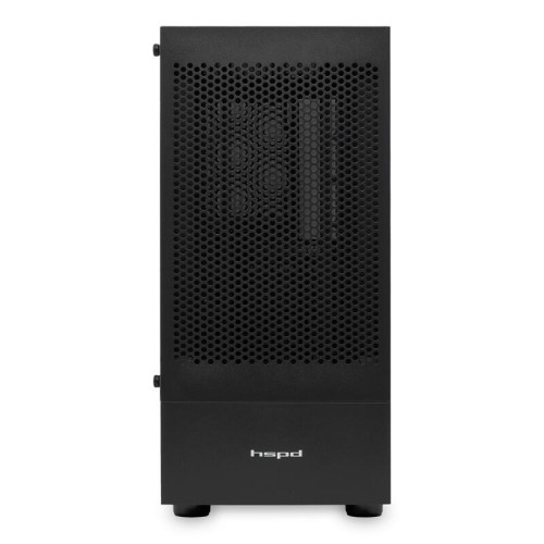 Корпус без блока питания/ Case HSPD M540, Mesh Mid Tower, Black, TG, 0.45 SPCC, no fans, ATX, mATX, mITX, 160/300/150mm, 2x2.5 Корпус без блока питания/ Case HSPD M540, Mesh Mid Tower, Black, TG, 0.45 SPCC, no fans, ATX, mATX, mITX, 160/300/150mm, 2x2.5