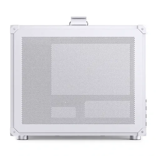 Корпус без блока питания/ Case JONSBO C6 MAX Handle, Mini-Tower, TG, no fan, 1xUSB-A 3.0 + 1xUSB-C 3.1, mATX, mITX White