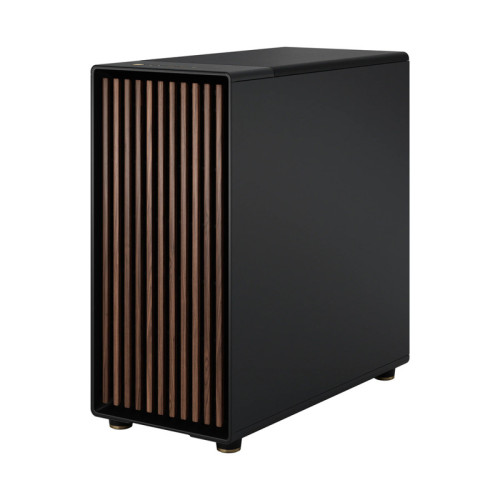 Корпус без блока питания/ Case Fractal Design North XL, Full-Tower, 3x140mm, 2xUSB-A 3.0 + 1xUSB 3.2 Type-C E-ATX, ATX, mATX, mITX Wood panel Charcoal Black