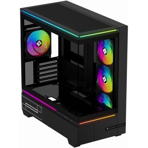 Корпус без блока питания/ Case Thermalright M10 FAN4-C, Mini-Tower, TG, 4x120mm ARGB, 2xUSB-A 3.0, 1xUSB Type-C, mATX, mITX Black Корпус без блока питания/ Case Thermalright M10 FAN4-C, Mini-Tower, TG, 4x120mm ARGB, 2xUSB-A 3.0, 1xUSB Type-C, mATX, mITX Black
