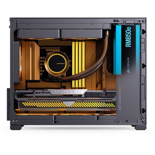 Корпус без блока питания/ Jonsbo D32 STD BLACK, Mini-Tower, no fans, mATX, mITX, 1xUSB3.2 Gen1 Type-A, 1xUSB3.2 Gen 2 Type-C, 1xAUDIO, 1xMIC