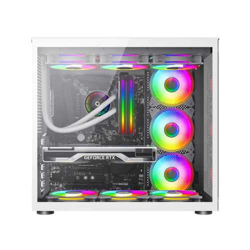 Компьютерный корпус, без блока питания ATX/ Gamemax Infinity ATX case, white, w/o PSU, w/1xUSB3.0+1xType-C