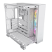 Корпус без блока питания/ Case Corsair iCUE LINK 6500X RGB, Midi-Tower, TG, 3x120mm RGB, 4xUSB-A 3.2, 1xUSB 3.2 Type-C, E-ATX, ATX, mATX, mITX White