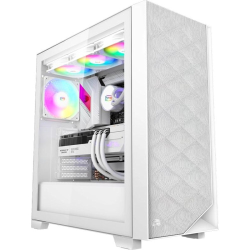 Корпус PcCooler C3D510 WH ARGB белый ATX 3x120mm 2xUSB3.0 1xUSB3.1 audio bott PSU [C3D510-WHP3-GL]