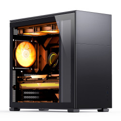 Корпус без блока питания/ Корпус JONSBO D41 STD Black ATX без БП, боковая панель из закаленного стекла, mini-ITX, micro-ATX, ATX, черный