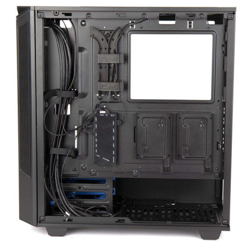 Корпус Hiper PB81 черный ATX 4x120mm 2xUSB2.0 2xUSB3.0 audio bott PSU [PB81]