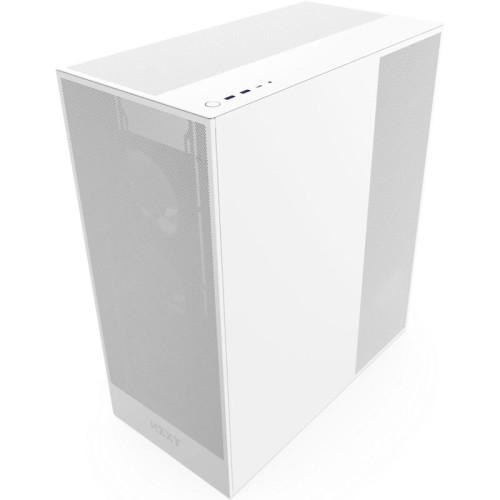 Корпус ПК без блока питания/ Case NZXT H7 Flow RGB, Midi-Tower, TG, 3x120mm RGB, 2xUSB-A 3.2 + 1xUSB-C 3.2, E-ATX, ATX, mATX, mITX White