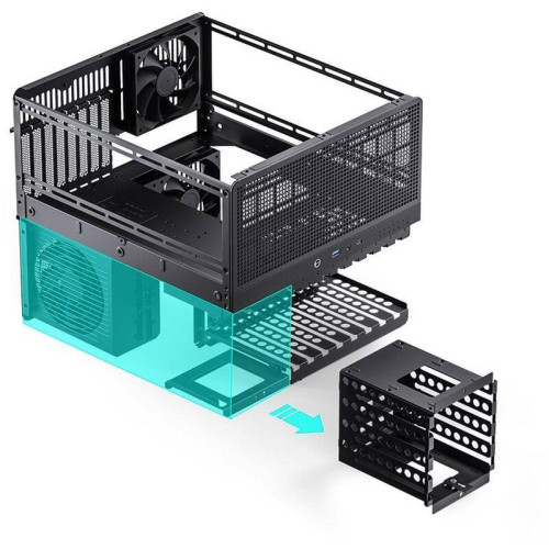 Корпус без блока питания/ Jonsbo N5 black, Mini-Tower, 3x120mm, ATX, E-ATX, mATX, mITX, XL-ATX, 1xUSB3.2 Gen2 Type-C, 1xUSB3.0, 1xAUDIO, Wood panel Корпус без блока питания/ Jonsbo N5 black, Mini-Tower, 3x120mm, ATX, E-ATX, mATX, mITX, XL-ATX, 1xUSB3.2 Gen2 Type-C, 1xUSB3.0, 1xAUDIO, Wood panel