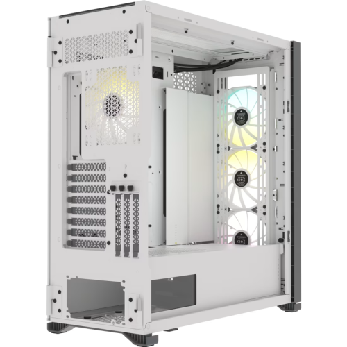 Корпус без блока питания/ Case Corsair iCUE 7000X RGB, Full-Tower, TG, 4x140mm RGB, 4xUSB-A 3.0, 1xUSB 3.2 Type-C, E-ATX, ATX, mATX, mITX White