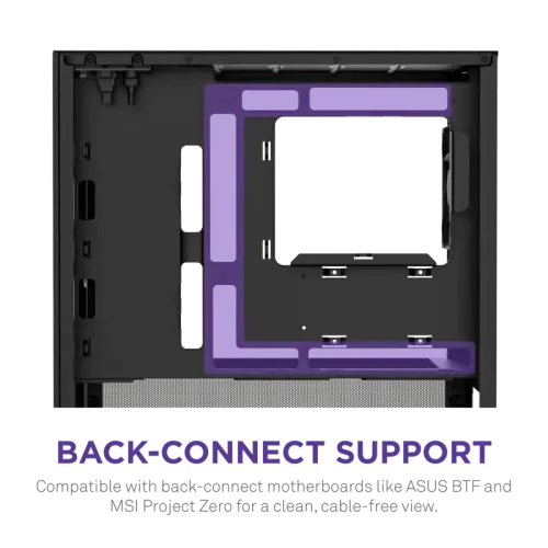 Корпус без блока питания/ Case NZXT H3 Flow (2025), Midi-Tower, TG, 1x120mm, 1xUSB-A 3.2 + 1xUSB-C 3.2, mATX, mITX Black Корпус без блока питания/ Case NZXT H3 Flow (2025), Midi-Tower, TG, 1x120mm, 1xUSB-A 3.2 + 1xUSB-C 3.2, mATX, mITX Black