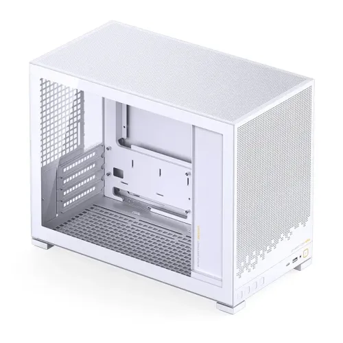 Корпус без блока питания/ Case JONSBO D32 STD, Mini-Tower, TG, no fan, 1xUSB-A 3.0 + 1xUSB-C 3.1, mATX, mITX White