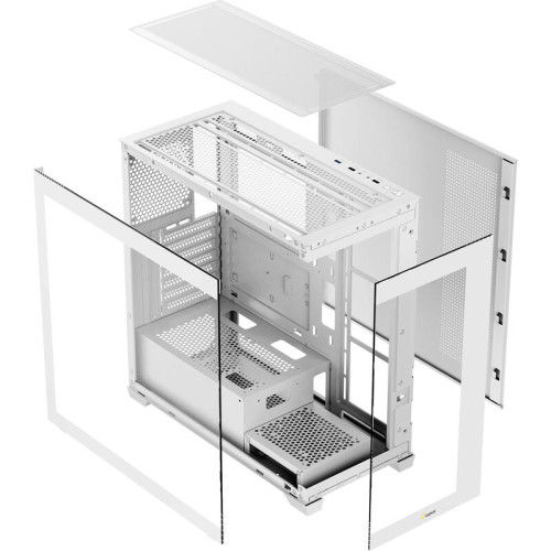 Корпус ПК без блока питания/ Case Ocypus Gamma C72 WH, Midi-Tower, TG, no fans, 2xUSB-A 2.0 + 1xUSB-A 3.0, ATX, mATX, mITX White Корпус ПК без блока питания/ Case Ocypus Gamma C72 WH, Midi-Tower, TG, no fans, 2xUSB-A 2.0 + 1xUSB-A 3.0, ATX, mATX, mITX White