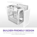 Корпус без блока питания/ Case NZXT H3 Flow (2025), Midi-Tower, TG, 1x120mm, 1xUSB-A 3.2 + 1xUSB-C 3.2, mATX, mITX White