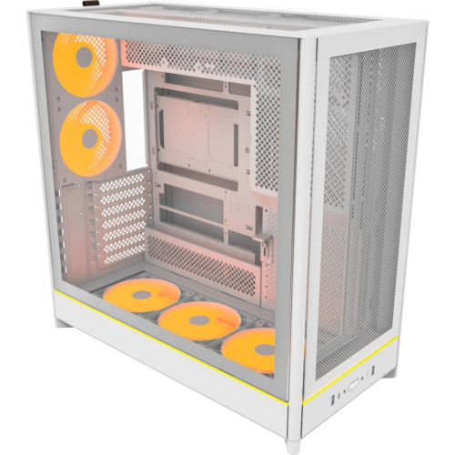 Корпус Montech HS01 PRO белый без БП ATX 5x120mm 2xUSB3.0 1xUSB3.1 audio