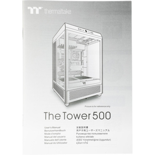 Корпус Thermaltake The Tower 500 белый E-ATX 9x120mm 3x140mm 4xUSB3.0 audio bott PSU [CA-1X1-00M6WN-00]