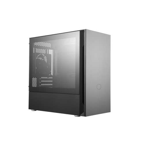 Корпус без БП/ Cooler Master Silencio S400, USB3.0x2, 1xSD card reader, 2x120 Fan, TG Side Panel, mATX, w/o PSU