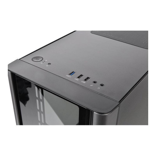 Корпус Thermaltake V150 TG черный mATX 3x120mm 3x140mm 2xUSB2.0 1xUSB3.0 audio bott PSU [CA-1R1-00S1WN-00]