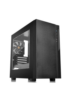 Корпус Thermaltake Versa H18 Window черный mATX 4x120mm 3x140mm 2xUSB2.0 1xUSB3.0 audio bott PSU [CA-1J4-00S1WN-00]