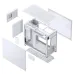 Корпус без блока питания/ Case JONSBO D31 STD SCREEN, Mini-Tower, TG, no fans, 1xUSB-A 3.2 + 1xUSB-C 3.2, mATX, mDTX, mITX White