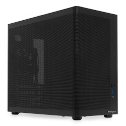 Корпус без блока питания/ Case HSPD M210, Mesh Mid Tower, Black, 0.7 SPCC, 1x90mm mATX, mITX 140/280/150mm 1x2.5