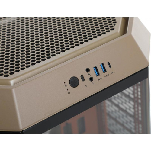 Корпус Thermaltake The Tower 300 Gravel Send коричневый mATX 8x120mm 6x140mm 2xUSB3.0 audio bott PSU [CA-1Y4-00SGWN-00]