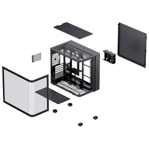 Корпус без блока питания/ Jonsbo TK-3 Black, Mid Tower, no fans, ATX, mATX, mITX, 1xUSB3.2 Gen2 Type-C, 2xUSB3.0, 1xAUDIO + 1xMIC (2 in 1) Корпус без блока питания/ Jonsbo TK-3 Black, Mid Tower, no fans, ATX, mATX, mITX, 1xUSB3.2 Gen2 Type-C, 2xUSB3.0, 1xAUDIO + 1xMIC (2 in 1)