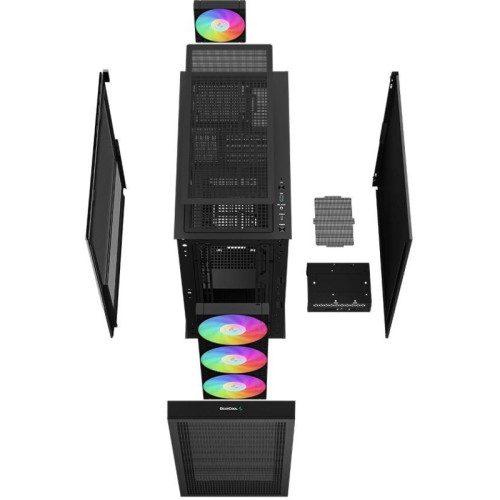 Корпус Deepcool CH560 черный ATX 8x120mm 3x140mm 1xUSB3.0 audio bott PSU [R-CH560-BKAPE4-G-1]