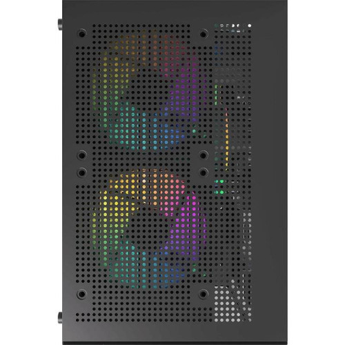 Корпус Formula Crystal Z1CM черный без БП mATX 5x120mm 1xUSB3.0 audio bott PSU