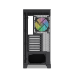 Корпус ПК без блока питания/ Case SAMA V50 Black, Midi-Tower, TG, 4x120mm ARGB, 2xUSB 3.0 + 1xUSB 3.1 Type-C, ATX, mATX, mITX Black